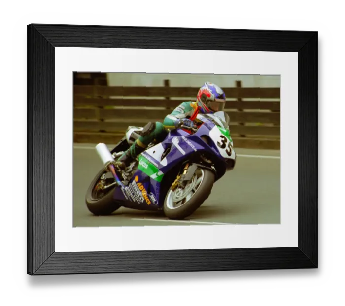 Framed Print : Benny Jerzenbeck (Suzuki) 2003 Production TT Framed Print : Benny Jerzenbeck (Suzuki) 2003 Production TT
