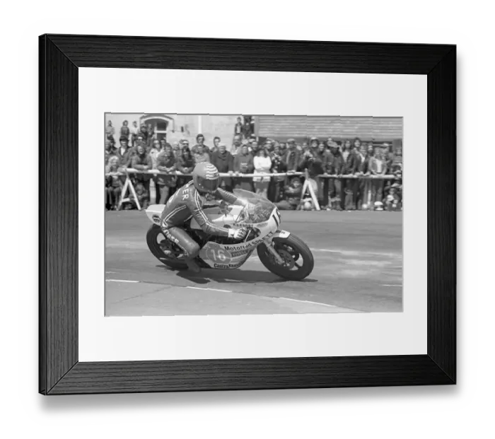 Framed Print : Helmut Kassner (Yamaha) 1975 Junior TT Framed Print : Helmut Kassner (Yamaha) 1975 Junior TT