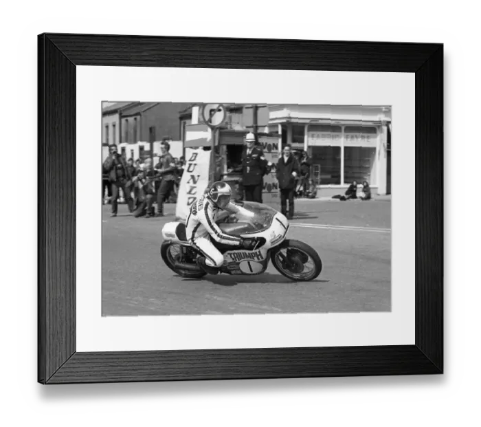 Framed Print : Tony Jefferies (Triumph) 1972 Formula 750 TT Framed Print : Tony Jefferies (Triumph) 1972 Formula 750 TT