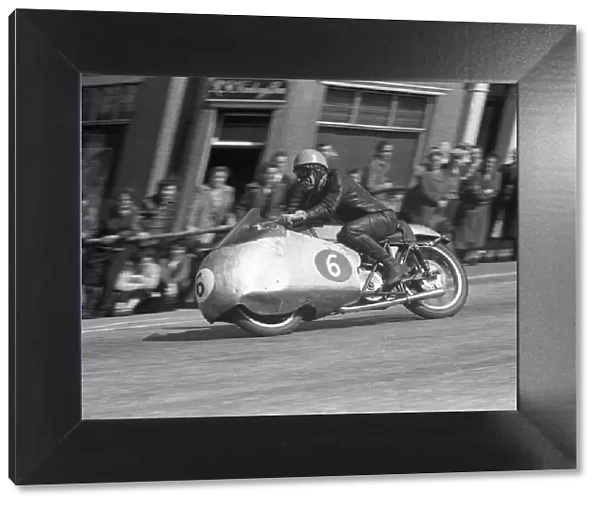 Ken Kavanagh (Moto Guzzi) 1954 Junior TT