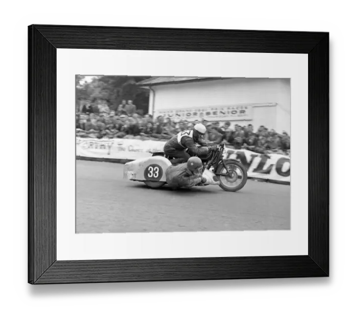 Framed Print : Heinz Luthringhauser / Heinrich Vester (BMW) 1961 Sidecar TT Framed Print : Heinz Luthringhauser / Heinrich Vester (BMW) 1961 Sidecar TT