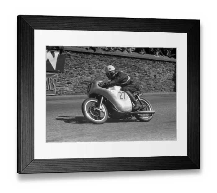 Framed Print : Bill Maddrick (NSU) 1959 Lightweight TT Framed Print : Bill Maddrick (NSU) 1959 Lightweight TT
