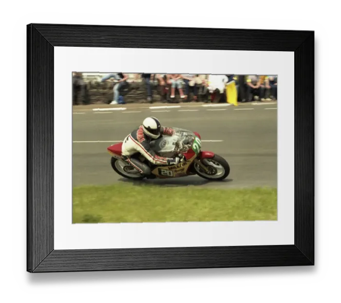 Framed Print : Gene McDonnell (EMC) 1985 Junior TT Framed Print : Gene McDonnell (EMC) 1985 Junior TT