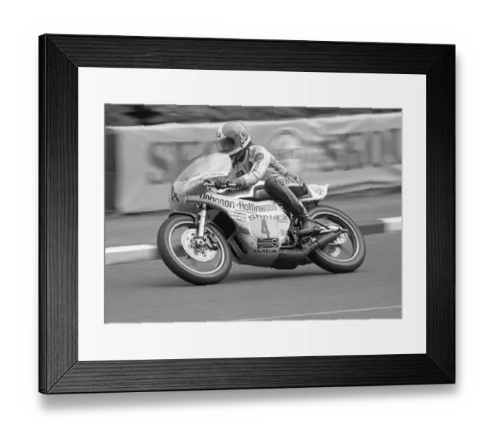 Framed Print : Chas Mortimer (Yamaha) 1977 Senior TT Framed Print : Chas Mortimer (Yamaha) 1977 Senior TT