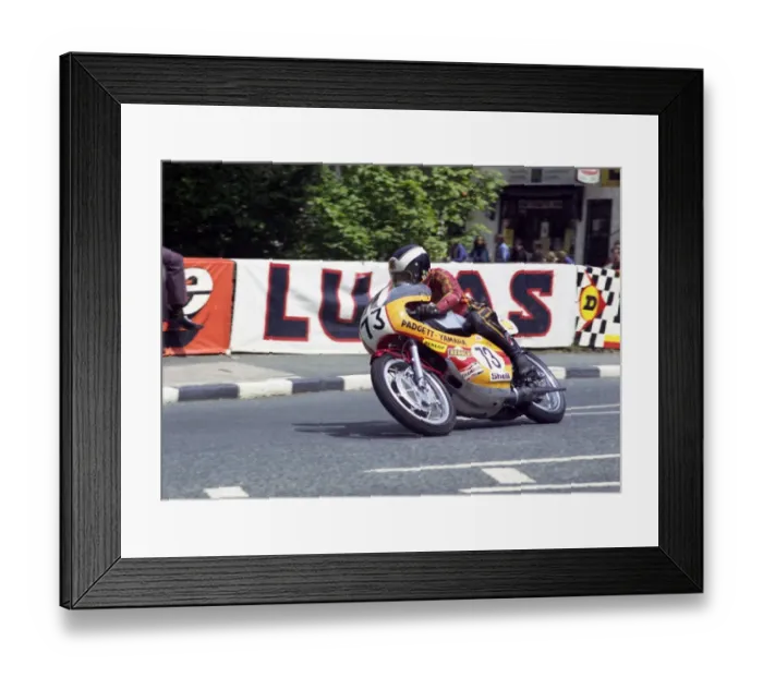 Framed Print : Peter McKinley (Padgett Yamaha) 1974 Classic TT Framed Print : Peter McKinley (Padgett Yamaha) 1974 Classic TT