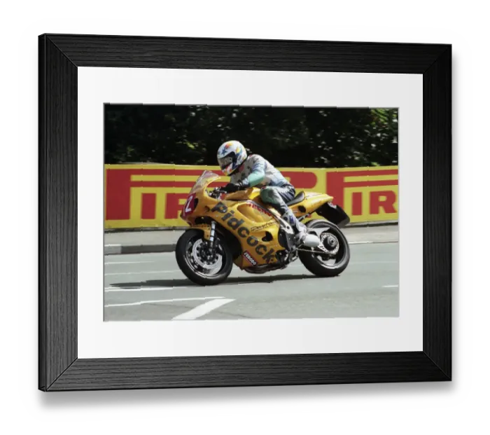 Framed Print : Phil Murden (Triumph) 1998 Production TT Framed Print : Phil Murden (Triumph) 1998 Production TT