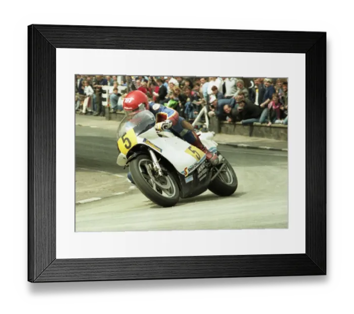 Framed Print : Trevor Nation (Suzuki) 1984 Senior TT Framed Print : Trevor Nation (Suzuki) 1984 Senior TT