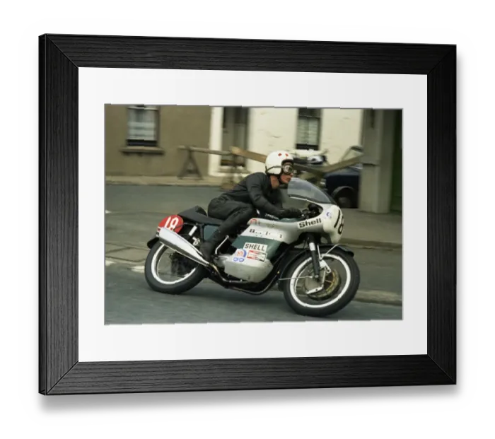 Framed Print : Dave Nixon (Boyer Triumph) 1971 Production TT Framed Print : Dave Nixon (Boyer Triumph) 1971 Production TT