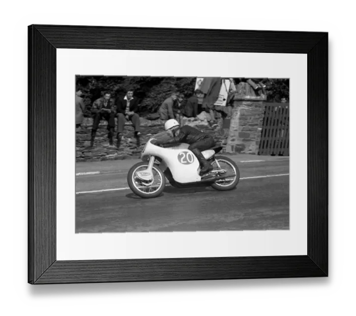 Framed Print : Mike O Rourke (Ariel) 1960 Lightweight TT Framed Print : Mike O Rourke (Ariel) 1960 Lightweight TT