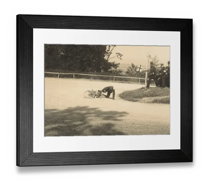 Framed Print : Percy Owen (Forward) 1913 Junior TT Framed Print : Percy Owen (Forward) 1913 Junior TT