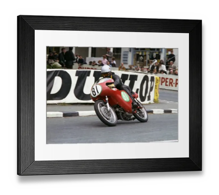 Framed Print : Renzo Pasolini (Aermacchi) 1965 Lightweight TT