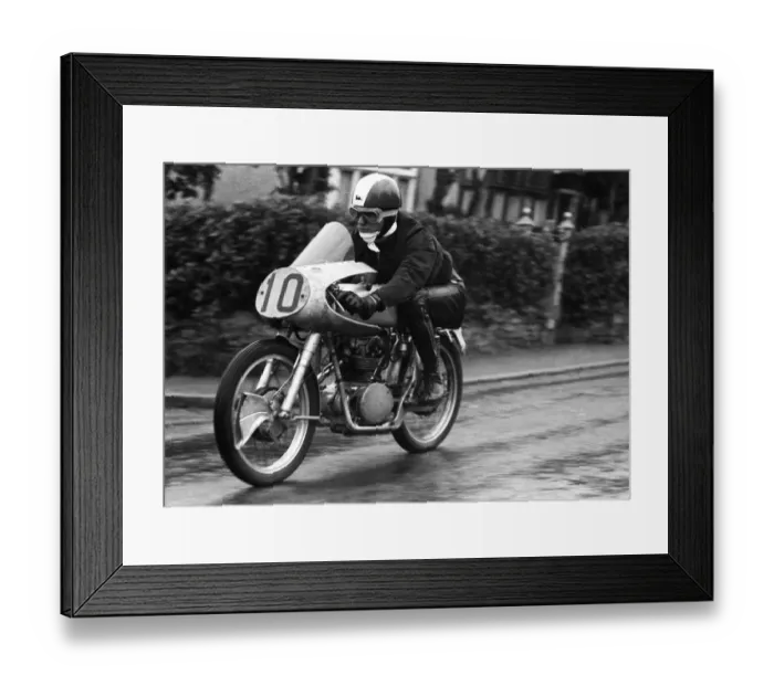 Framed Print : Tarquinio Provini (Mondial) 1955 Ultra Lightweight TT Framed Print : Tarquinio Provini (Mondial) 1955 Ultra Lightweight TT