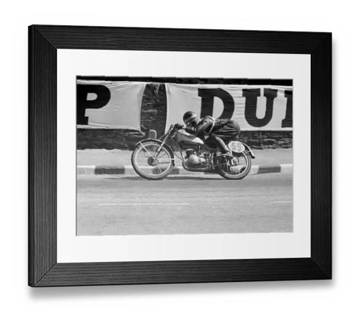 Framed Print : Charlie Salt (BSA) 1951 Ultra Lightweight TT Framed Print : Charlie Salt (BSA) 1951 Ultra Lightweight TT