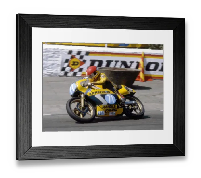 Framed Print : Jeff Sayle (Armstrong) 1982 Junior TT Framed Print : Jeff Sayle (Armstrong) 1982 Junior TT