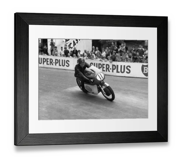 Framed Print : Alan Shepherd (Kirby AJS) 1963 Junior TT Framed Print : Alan Shepherd (Kirby AJS) 1963 Junior TT