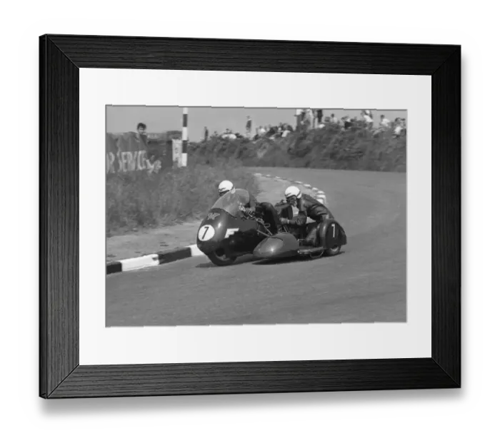 Framed Print : Colin Seeley & Wally Rawlings (Matchless) 1962 Sidecar TT Framed Print : Colin Seeley & Wally Rawlings (Matchless) 1962 Sidecar TT