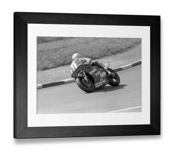 Framed Print : Ray Swann (Kawasaki) 1985 Formula One TT Framed Print : Ray Swann (Kawasaki) 1985 Formula One TT