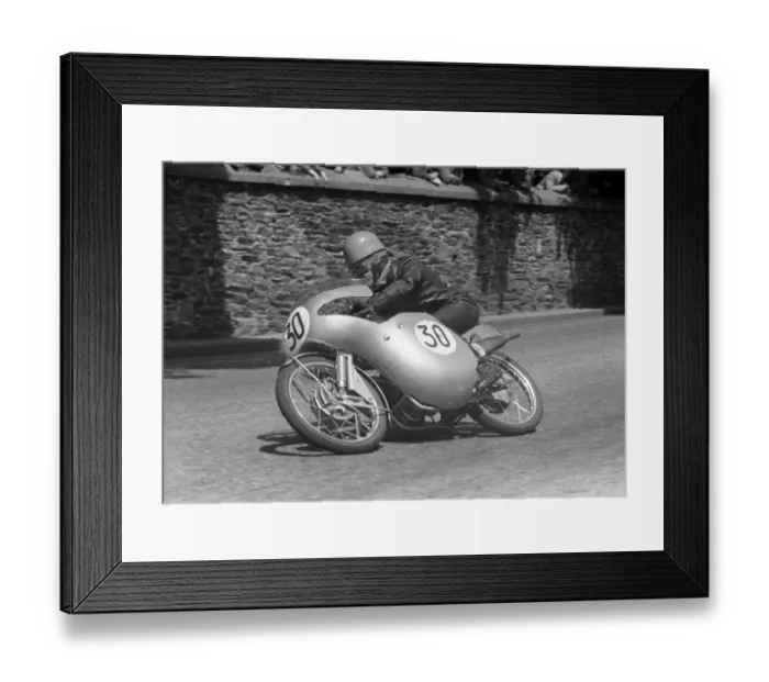 Framed Print : Luigi Taveri (MZ) 1959 Ultra Lightweight TT Framed Print : Luigi Taveri (MZ) 1959 Ultra Lightweight TT
