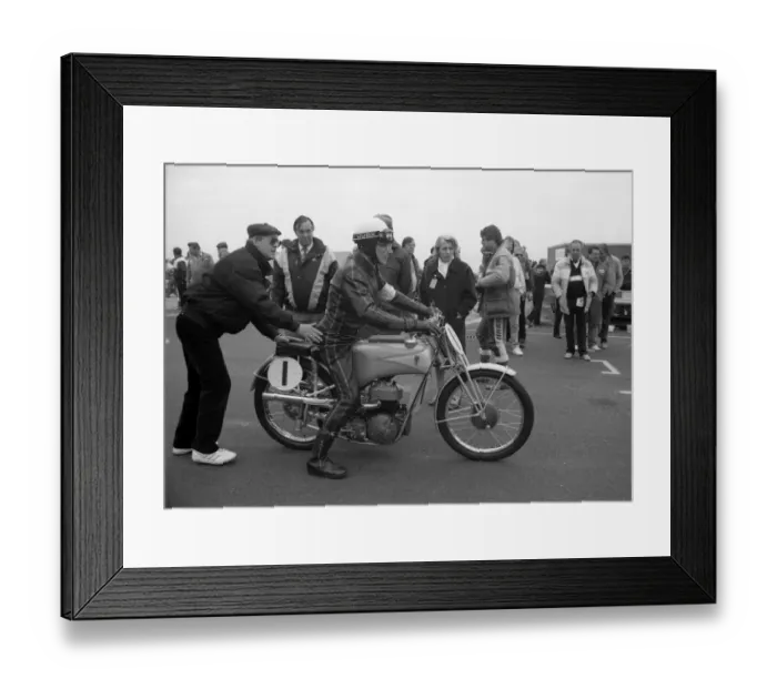 Framed Print : Siegfried Wunsche (DKW) 1988 Classic Lap Framed Print : Siegfried Wunsche (DKW) 1988 Classic Lap