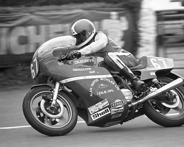 Bill Willison (Ducati) 1980 Formula One TT
