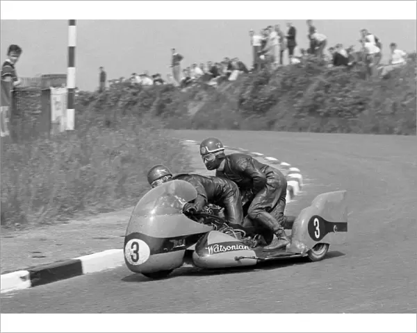 Chris Vincent & Eric Bliss (BSA) 1962 Sidecar TT