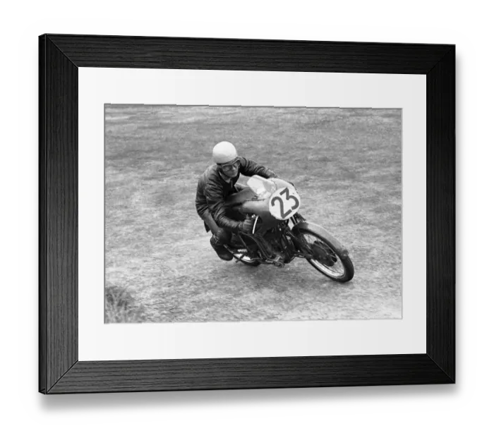 Framed Print : Carlo Ubbiali (MV) 1954 Ultra Lightweight TT