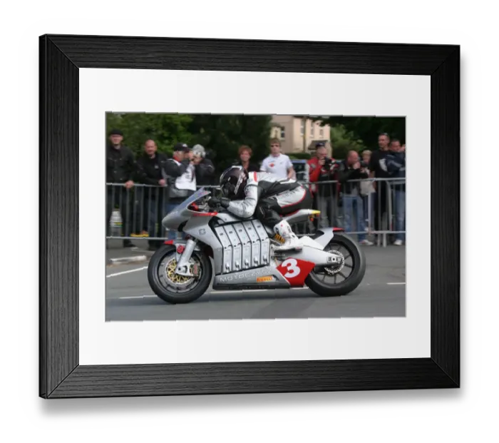 Framed Print : Mark Miller (MotoCzysz) 2010 Zero TT Framed Print : Mark Miller (MotoCzysz) 2010 Zero TT