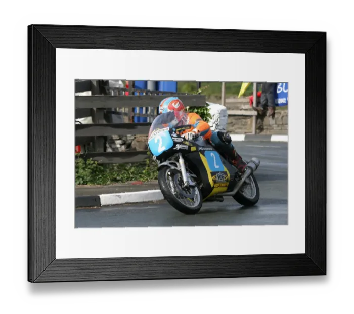 Framed Print : Roy Richardson (Honda) 2007 Classic TT Framed Print : Roy Richardson (Honda) 2007 Classic TT