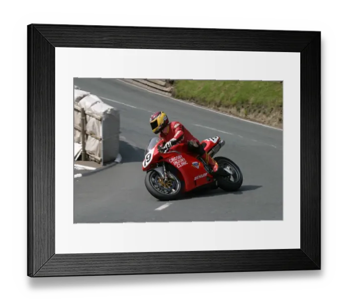 Framed Print : John Barton (Ducati) 2003 Formula One TT Framed Print : John Barton (Ducati) 2003 Formula One TT