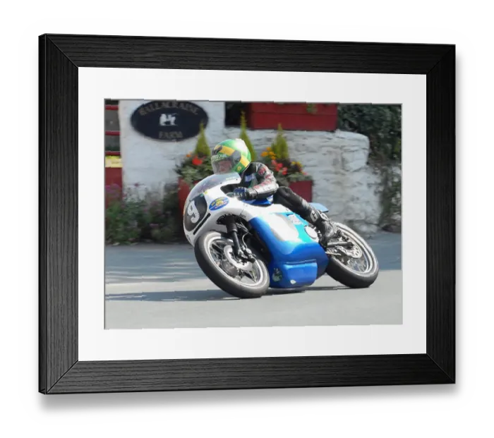 Framed Print : Chris McGahan (Seeley) 2010 Senior Classic TT Framed Print : Chris McGahan (Seeley) 2010 Senior Classic TT