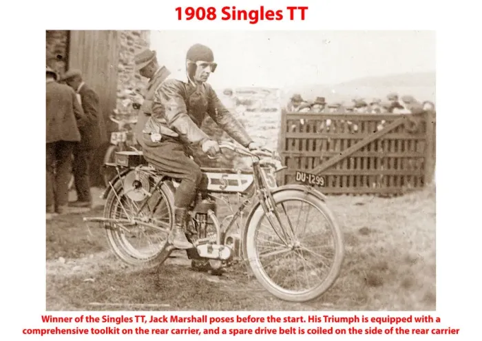 Framed Print : 1908 Singles TT Framed Print : 1908 Singles TT