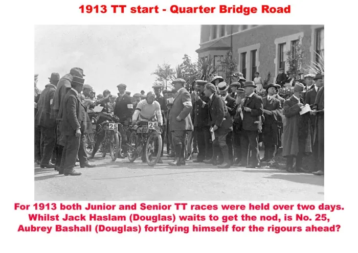 Framed Print : 1913 start - Quarter Bridge Road Framed Print : 1913 start - Quarter Bridge Road