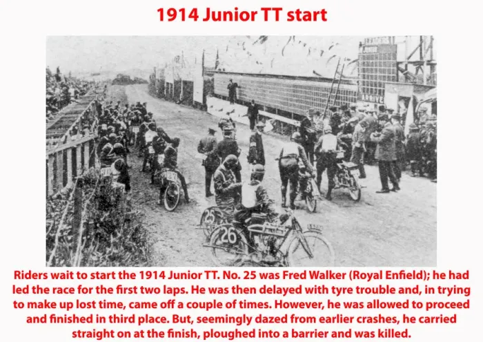 Framed Print : 1914 Junior TT start Framed Print : 1914 Junior TT start