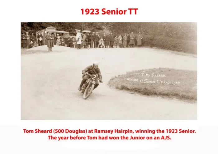 Framed Print : 1923 Senior TT