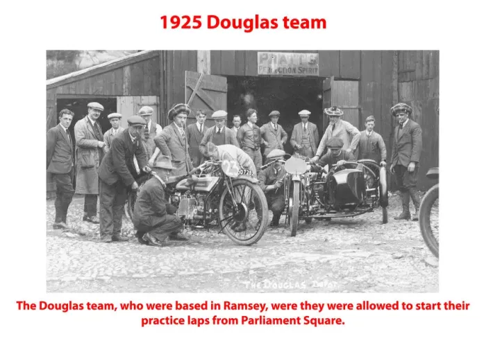Framed Print : 1925 Douglas team