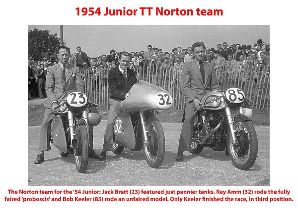 1954 Junior Norton team