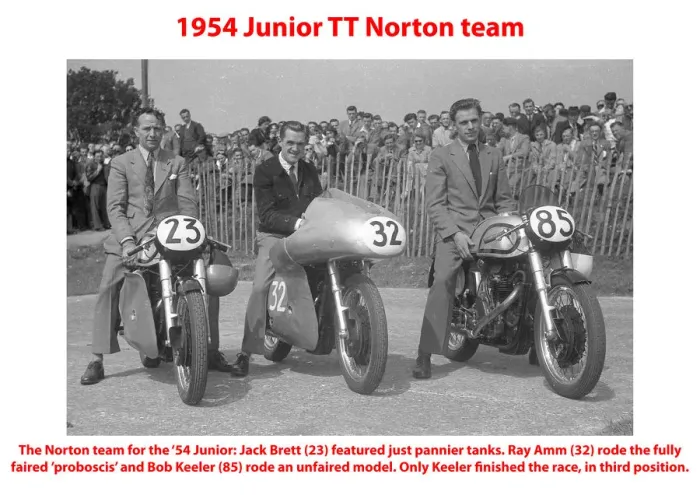 Framed Print : 1954 Junior Norton team Framed Print : 1954 Junior Norton team