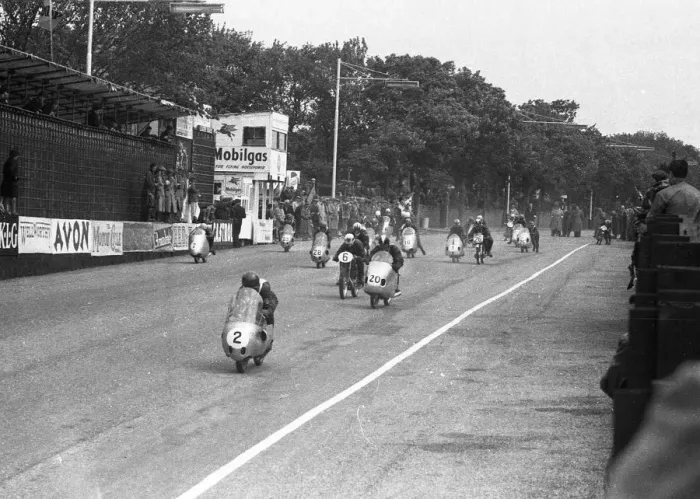 Framed Print : 1956 Ultra Lightweight TT Framed Print : 1956 Ultra Lightweight TT