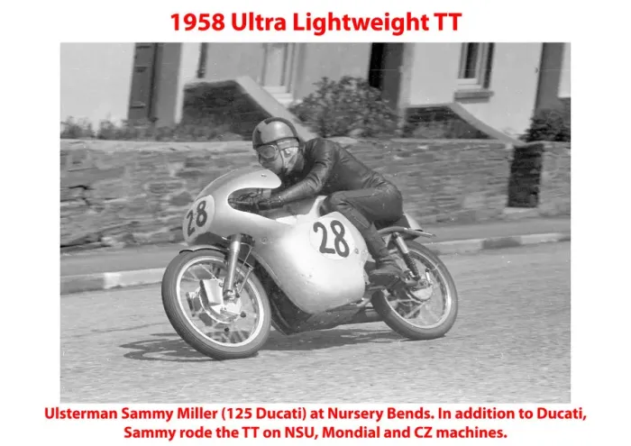 Framed Print : 1958 Ultra Lightweight TT Framed Print : 1958 Ultra Lightweight TT