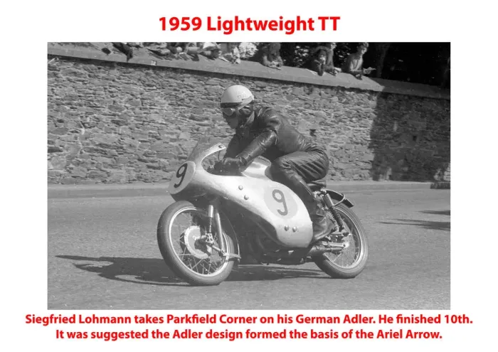 Framed Print : 1959 Lightweight TT