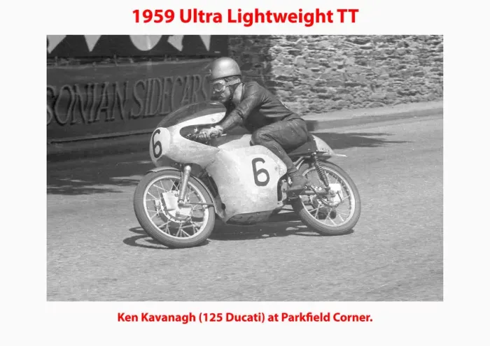 Framed Print : 1959 Ultra Lightweight TT Framed Print : 1959 Ultra Lightweight TT