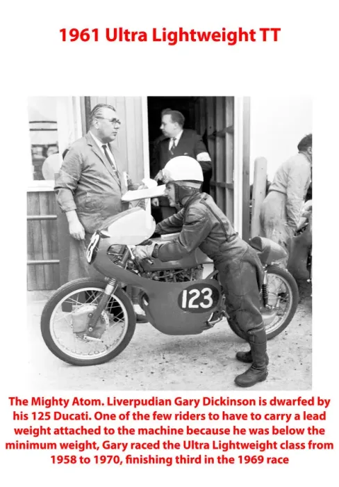 Framed Print : 1961 Ultra Lightweight TT Framed Print : 1961 Ultra Lightweight TT