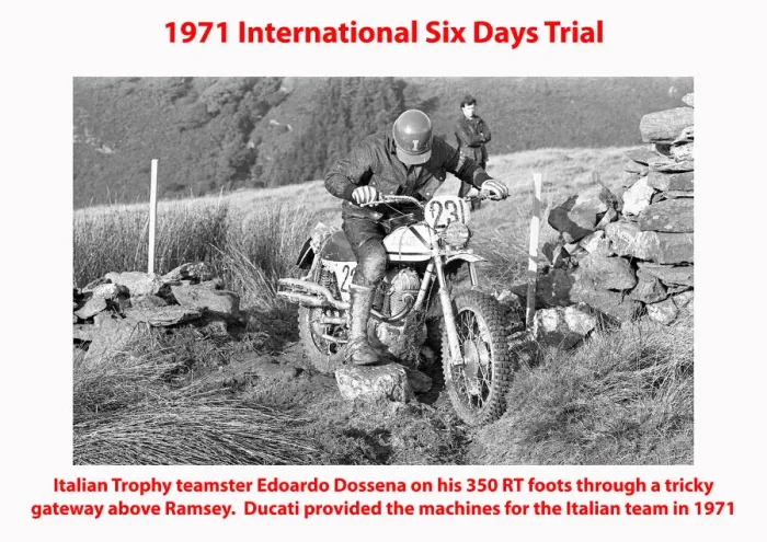 Framed Print : 1971 International Six Days Trial Framed Print : 1971 International Six Days Trial