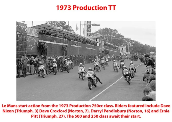Framed Print : 1973 Production TT Framed Print : 1973 Production TT