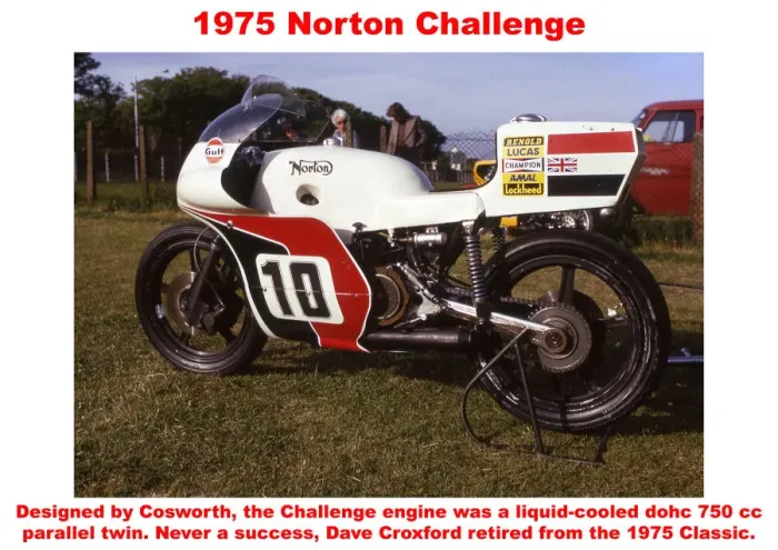 Framed Print : 1975 Norton Challenge Framed Print : 1975 Norton Challenge