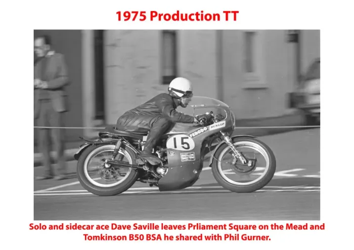 Framed Print : 1975 Production TT Framed Print : 1975 Production TT