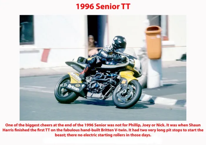 Framed Print : 1996 Senior TT Framed Print : 1996 Senior TT
