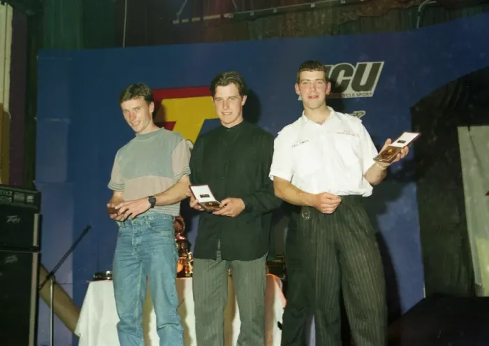 Framed Print : 1996 TT Newcomers trophy winners Framed Print : 1996 TT Newcomers trophy winners
