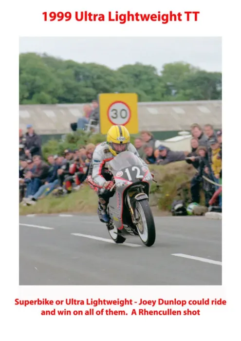 Framed Print : 1999 Ultra Lightweight TT Framed Print : 1999 Ultra Lightweight TT