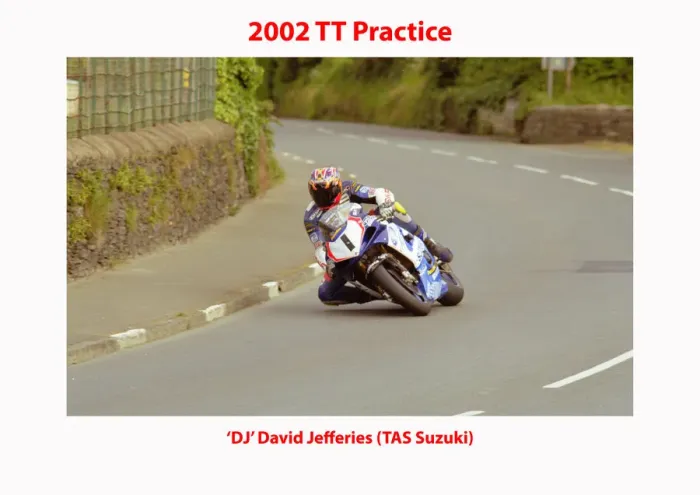 Framed Print : 2002 TT practice Framed Print : 2002 TT practice